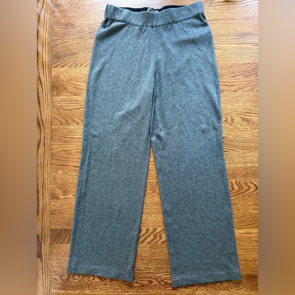 TOMMY BAHAMA Silk Cashmere Wide Leg Pull On‎ pants Loungewear Comfy Soft Gray S